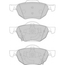 DBP261704 DURON Комплект тормозных колодок, дисковый тормоз