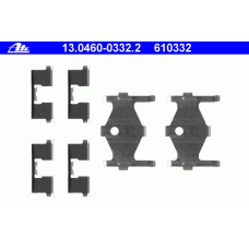 13.0460-0332.2 ATE Комплектующие, колодки дискового тормоза