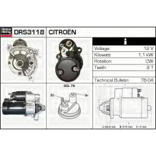 DRS3118 DELCO REMY Стартер