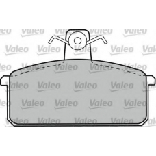 598531 VALEO Комплект тормозных колодок, дисковый тормоз