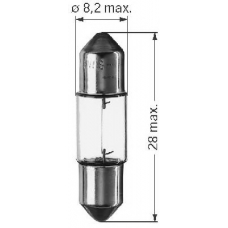 424030 BERU Лампа накаливания, oсвещение салона