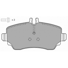 FBP-1080-01 FREMAX Комплект тормозных колодок, дисковый тормоз