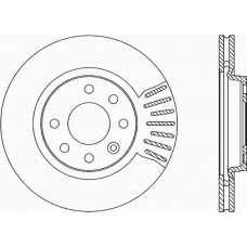 BDR1845.20 OPEN PARTS Тормозной диск