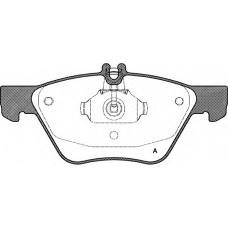 BPA0601.00 OPEN PARTS Комплект тормозных колодок, дисковый тормоз