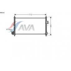 DN5263 AVA Конденсатор, кондиционер