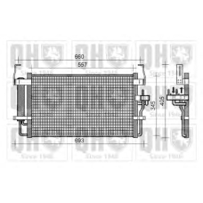QCN433 QUINTON HAZELL Конденсатор, кондиционер