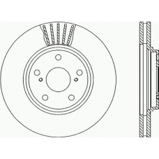 BDA2287.20 OPEN PARTS Тормозной диск