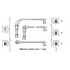 941318111170 MAGNETI MARELLI Комплект проводов зажигания