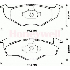571923S STOP Комплект тормозных колодок, дисковый тормоз