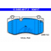 13.0460-4817.2 ATE Комплект тормозных колодок, дисковый тормоз