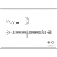 19032316 CORTECO Тормозной шланг