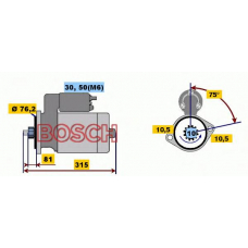 0 001 110 059 BOSCH Стартер