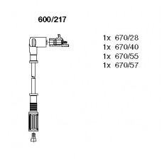 600/217 BREMI Комплект проводов зажигания