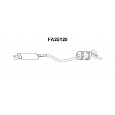 FA25120 VENEPORTE Глушитель выхлопных газов конечный