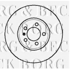 BBD4088 BORG & BECK Тормозной диск
