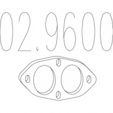 02.9600 MTS Прокладка, труба выхлопного газа
