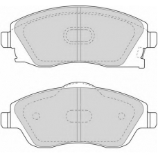 DBP251424 DURON Комплект тормозных колодок, дисковый тормоз