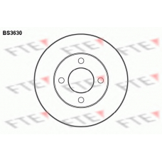 BS3630 FTE Тормозной диск