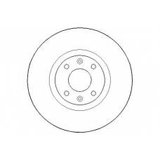 NBD1713 NATIONAL Тормозной диск