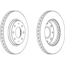 DDF1528-1 FERODO Тормозной диск