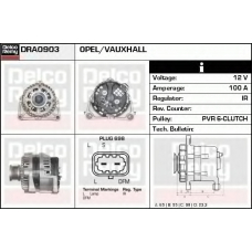 DRA0903 DELCO REMY Генератор