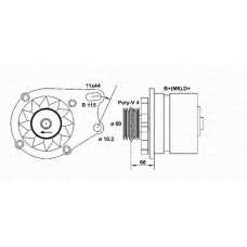 063321761010 MAGNETI MARELLI Генератор