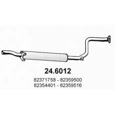 24.6012 ASSO Средний глушитель выхлопных газов