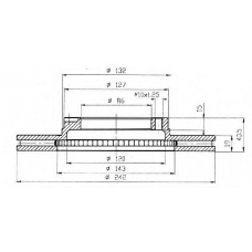 BDC4183 QUINTON HAZELL Тормозной диск