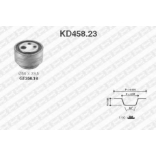 KD458.23 SNR Комплект ремня грм