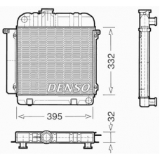 DRM05010 DENSO Радиатор, охлаждение двигателя