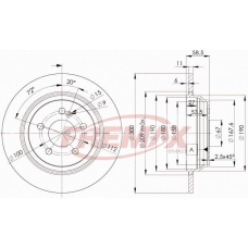 BD-3055 FREMAX Тормозной диск