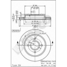 BS 8096 BRECO Тормозной диск