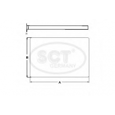 SA 1135 SCT Фильтр, воздух во внутренном пространстве
