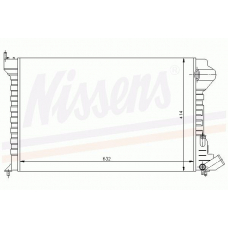 61385 NISSENS Охладитель, охлаждение двигателя