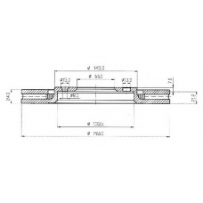 BDC4664 QUINTON HAZELL Тормозной диск