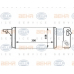 8FH 351 024-251 HELLA Теплообменник, отопление салона
