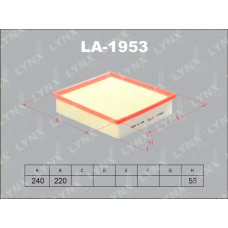 LA1953 LYNX Фильтр воздушный