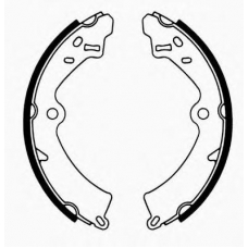 J GF-806AF JAPANPARTS Комплект тормозных колодок