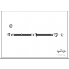 19033550 CORTECO Тормозной шланг