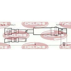 LH3211 DELPHI Тормозной шланг