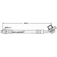 FBH6890 FIRST LINE Тормозной шланг