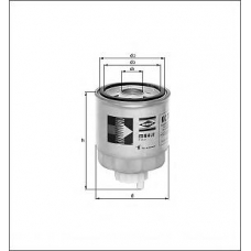 KC 186 KNECHT Топливный фильтр