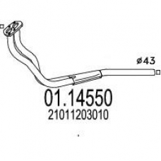 01.14550 MTS Труба выхлопного газа