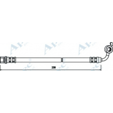 HOS3604 APEC Тормозной шланг