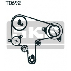 VKMC 94919-1 SKF Водяной насос + комплект зубчатого ремня