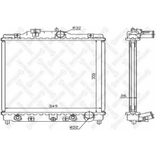 10-26085-SX STELLOX Радиатор, охлаждение двигателя