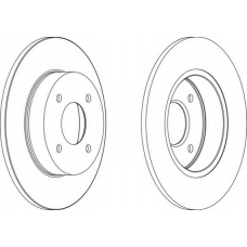 DDF1235-1 FERODO Тормозной диск