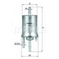 KL 572 KNECHT Топливный фильтр