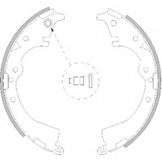 4217.00 REMSA Комплект тормозных колодок