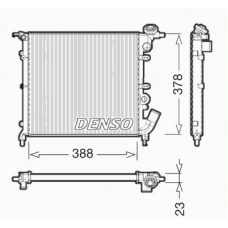DRM23002 DENSO Радиатор, охлаждение двигателя